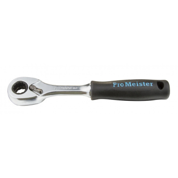 Spärrskaft 1/4" 72-Tänder Genomgående ProMeister
