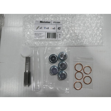 Oljeplugg Reparationssats M17x1,5 (5st Brickor & 1st Plugg /Tapp) ProMeister