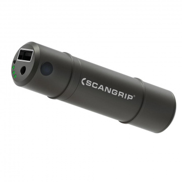 4000mAh powerbank i aluminium med batteriindikator. Scangrip