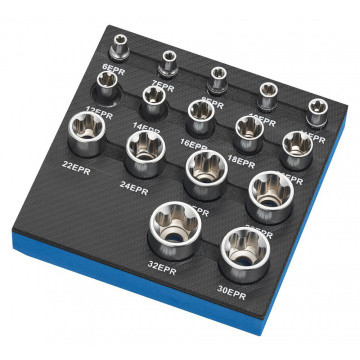 Torx Plus® EPR Hylsor Sats 16-Delar ProMeister
