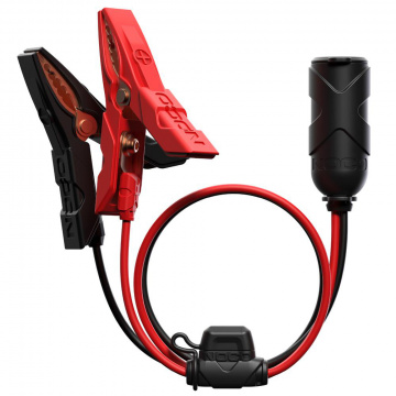 Tillbehör batteriladdare Adapter 12V uttag med batteriklämmor GC017 Noco
