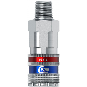 Tryckluftskoppling 1/4" R UTV NBR. Serie 320 eSafe, DN 7.6 Cejn
