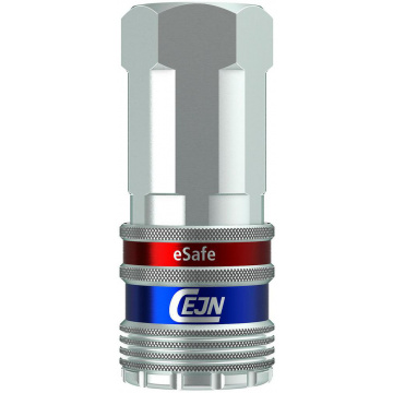 Tryckluftskoppling 1/4" NPT INV NBR. Serie 310 eSafe, DN 5.3 Cejn