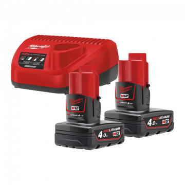 Batterikit M12 NRG-402 Milwaukee