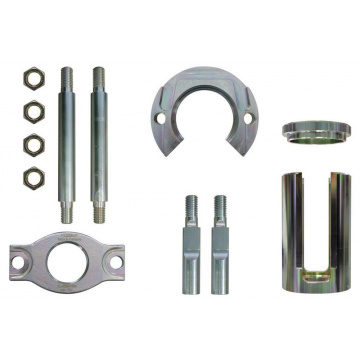 Pressanordning utan hydraulcylinder bak Klann