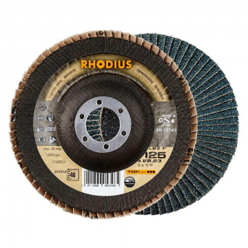 Lamellslipskiva LSZ F Extended 125x22,23mm (P40) Rhodius