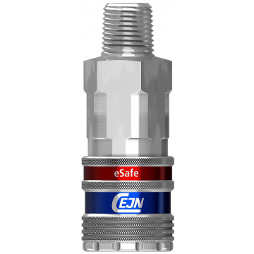 Tryckluftskoppling 1/4" R UTV NBR. Serie 310 eSafe, DN 5.3 Cejn