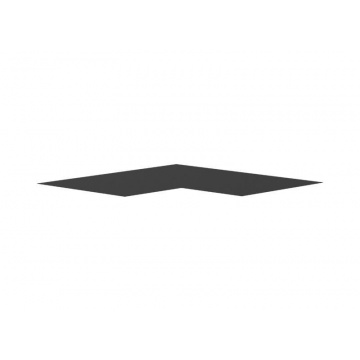 MSS+ komposit hörnbänkskiva 1060x1060x2mm Sonic
