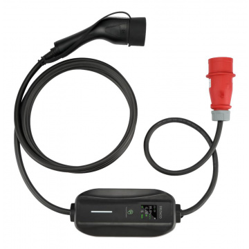 Laddbox 11 kW CEE-Typ2 3-FAS 8 A/16 A, 5 m/1 m Deltaco