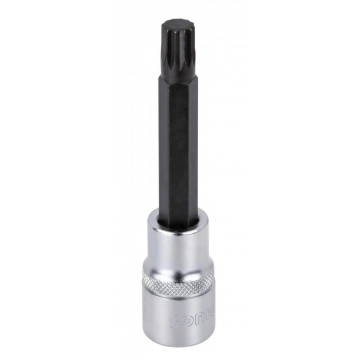 Hylsa 1/2" Spline 100mm Lång M16 Sonic