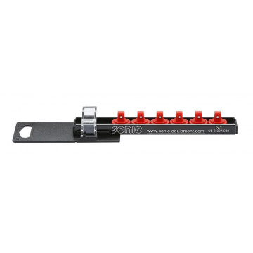 Hylsskena 1/4" Med 6 Clips Sonic