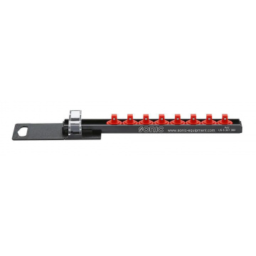 Hylsskena 1/4" Med 8 Clips Sonic