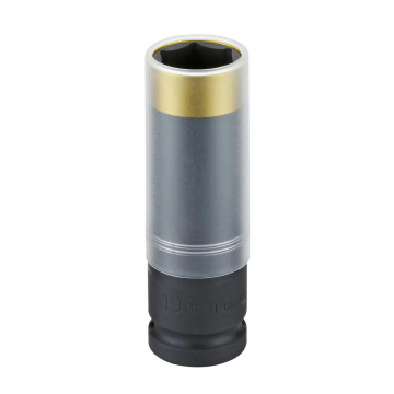 Hjulhylsa 1/2" 6-Kant Med Skydd 19mm Sonic