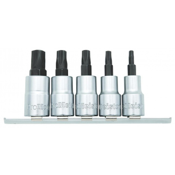 Bitshylsor 3/8" MTS Motorq 5-Delar ProMeister