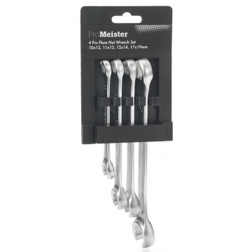 Bromsnyckelsats 10-19mm 4-Delar ProMeister