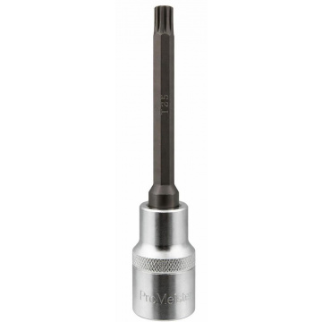 Bitshylsa 1/2" Spline M10 100 mm Lång ProMeister