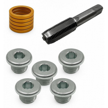 Oljeplugg Reparationssats M17x1,5 (5st Brickor & 1st Plugg /Tapp) ProMeister