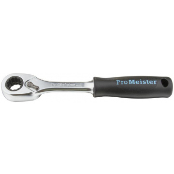 Spärrskaft 3/8" 72-Tänder Genomgående ProMeister
