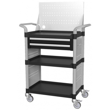 Servicevagn Med 2 Lådor och Panel ProMeister