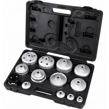 Oljefilterverktygssats Aluminium 13-Delar, 24 - 100 mm ProMeister