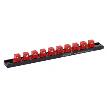 Hylsskena 1/2" Med 10 Clips Sonic