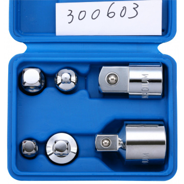 Adaptersats 1/4" 3/8" & 1/2" Sats 6-Delar Sonic