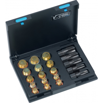 V-COIL-Set OS 22 Hållarringar OS tillverkade av koppar (CU) och aluminium 13x1,5 / M15x1,5 / M17x1,5 / M20x1,5 / 24x1,5 mm Völkel