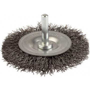 Rundstålborste med skaft 100x10 mm Lessmann
