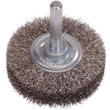 Rundstålborste med skaft 20x6 mm Lessmann