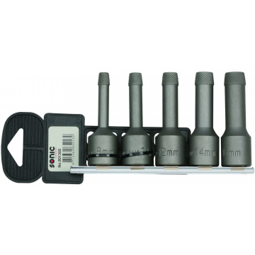 Skruvutdragarsats 1/2" 8-16mm 5-Delar Sonic