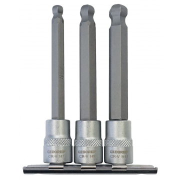 Skruvmejselhylsor set 3/8" Klann