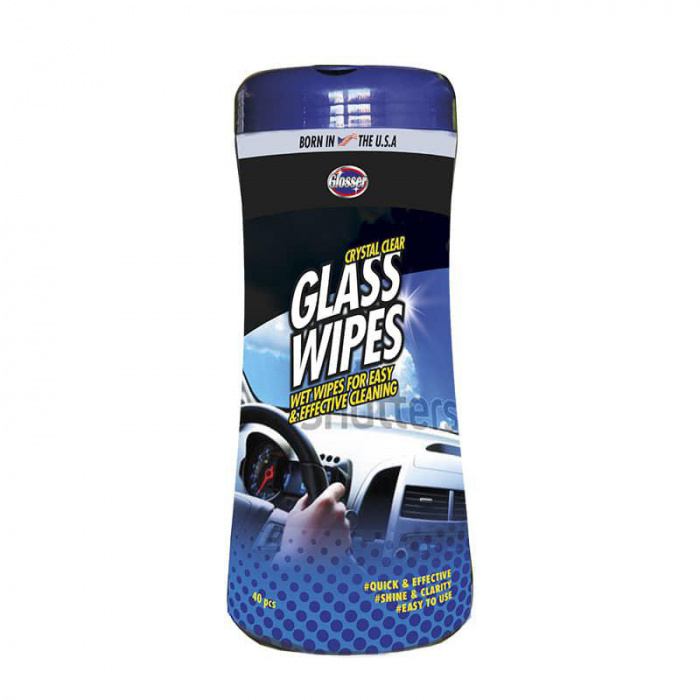Huvudbild för Crystal Clear Glass Wipes Glosser