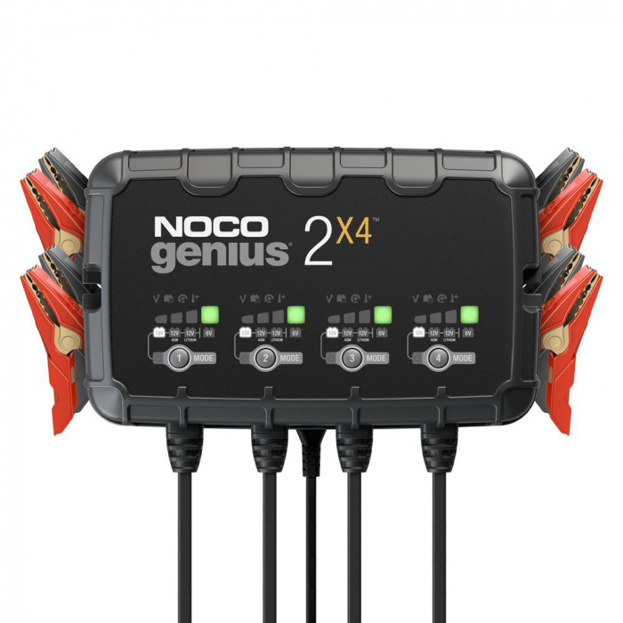 Huvudbild för Batteriladdare Genius 2x4 6V/12V Noco Huvudbild för Batteriladdare Genius 2x4 6V/12V Noco