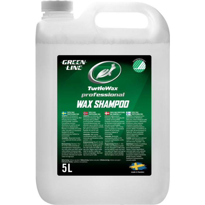 Huvudbild för Turtle Wax Pro Greenline Waxshampoo 5 L Turtle Wax