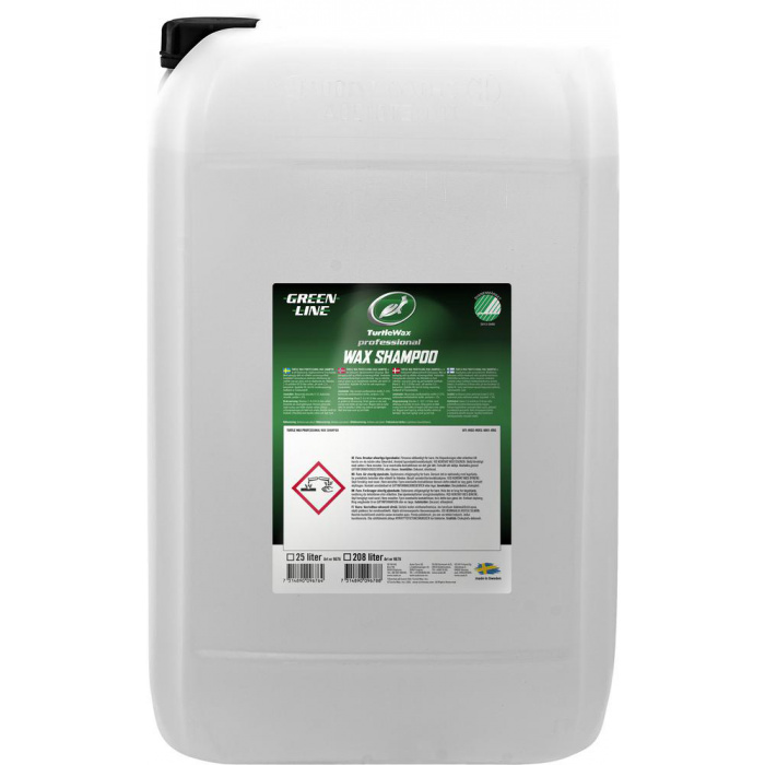 Huvudbild för Turtle Wax Pro Greenline Waxshampoo 25 L Turtle Wax Huvudbild för Turtle Wax Pro Greenline Waxshampoo 25 L Turtle Wax