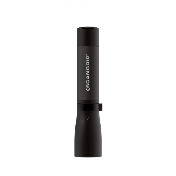 Huvudbild för Robust, uppladdningsbar och kraftfull ficklampa med 600 lumen och boost-läge. Scangrip