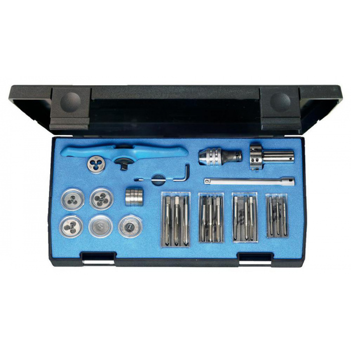 Huvudbild för Tap and die set Klann Huvudbild för Tap and die set Klann