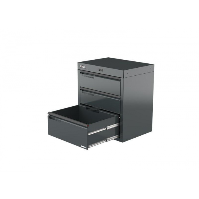 Huvudbild för MSS+ lådskåp med 3 lådor 890mm Sonic Huvudbild för MSS+ lådskåp med 3 lådor 890mm Sonic
