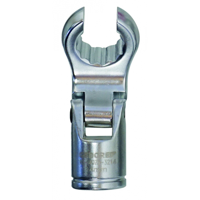 Huvudbild för Böja. Ringnyckelinsatser, waf 14 mm, (D-6 platt), 3/8" Klann