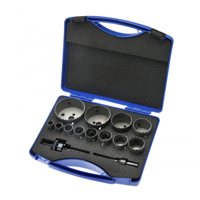 Huvudbild för Hålsågsats Bimetall HSS ABS låda (14 st / 16-76 mm) Bohrcraft