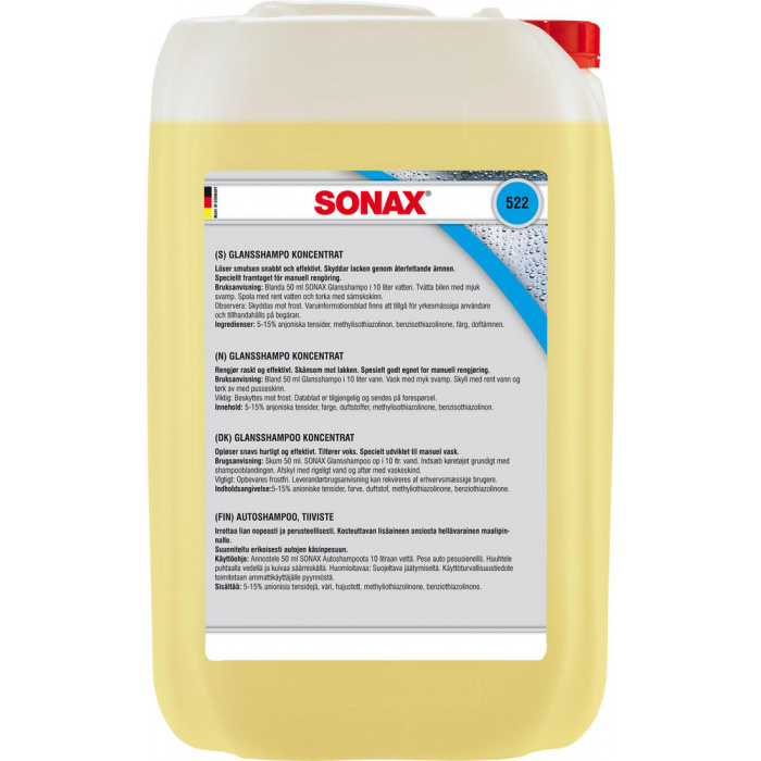 Huvudbild för SONAX GLANSSCHAMPO 25L Sonax Huvudbild för SONAX GLANSSCHAMPO 25L Sonax