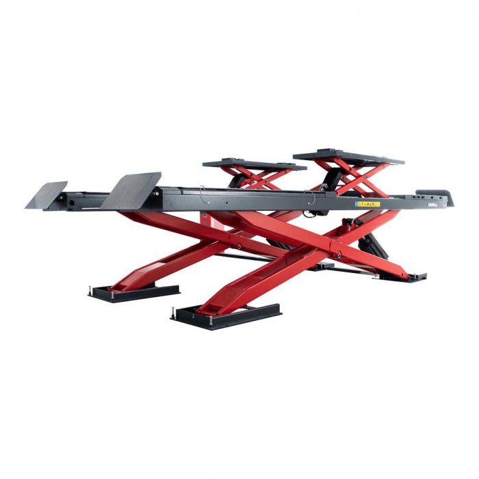 Huvudbild för Körbanelyft - 5T - 5m körbanor - med inbyggd saxlyft i körbanan Nimalift