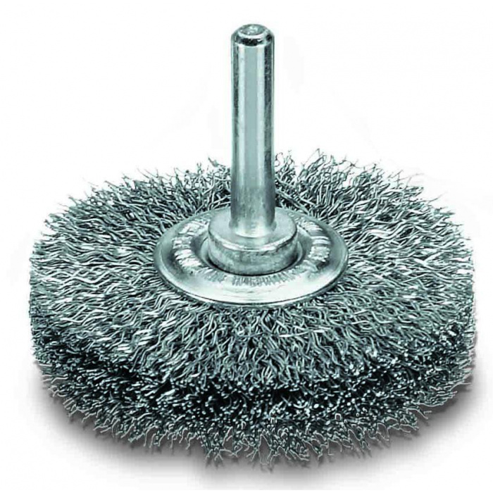 Huvudbild för Rundstålborste med skaft 50x15 mm Lessmann