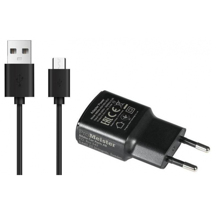 Huvudbild för USB Micro laddkabel, 1 m ProMeister