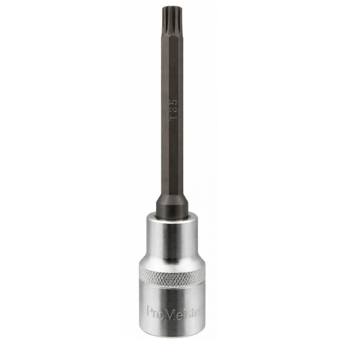 Huvudbild för Bitshylsa 1/2" Spline M16 100 mm Lång ProMeister