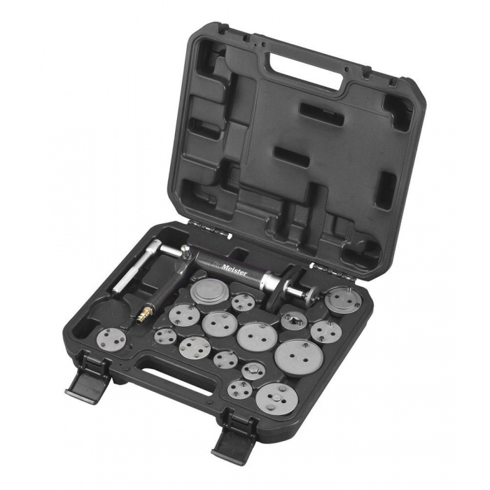 Huvudbild för Bromskolvsverktyg Pneumatiskt 17-Delar ProMeister