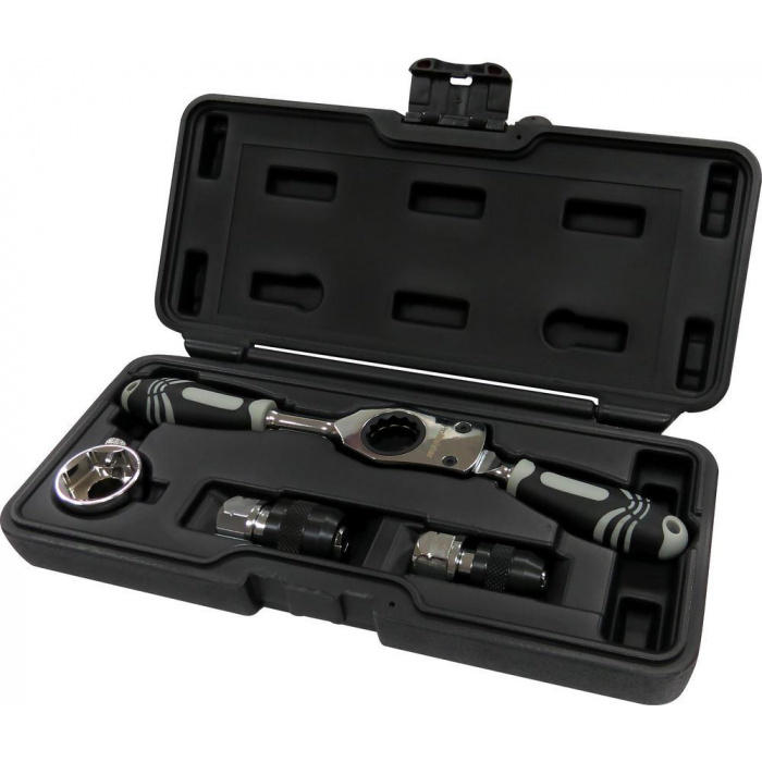 Huvudbild för Gängkloppsats Med Spärr 4-Delar ProMeister