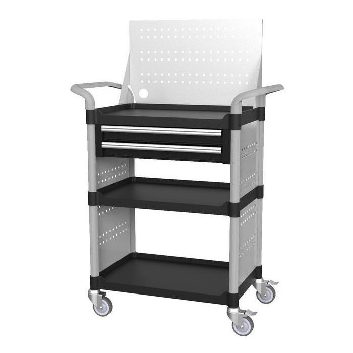 Huvudbild för Servicevagn Med 2 Lådor och Panel ProMeister