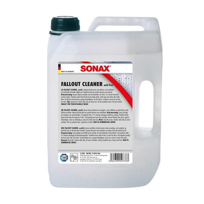 Huvudbild för Fallout Cleaner Acid Free Sonax