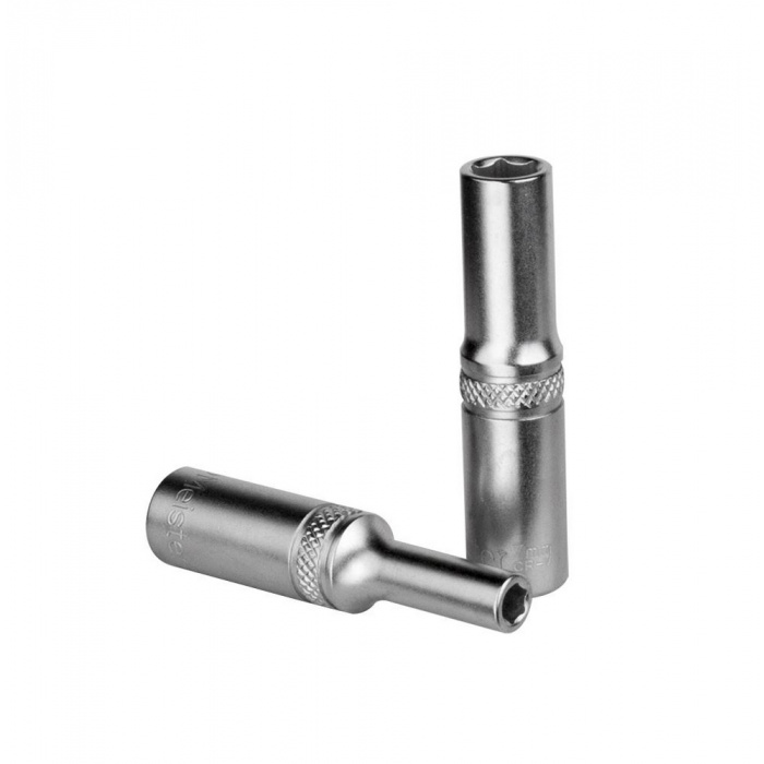 Huvudbild för 6-kanthylsa långa 1/4" 4 mm ProMeister